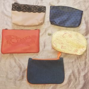 5 makeup bags Ipsy lot